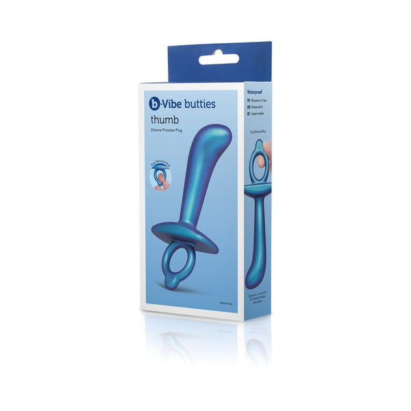 b - Vibe Butties Thumb Silicone Prostate Plug - Royal Sins