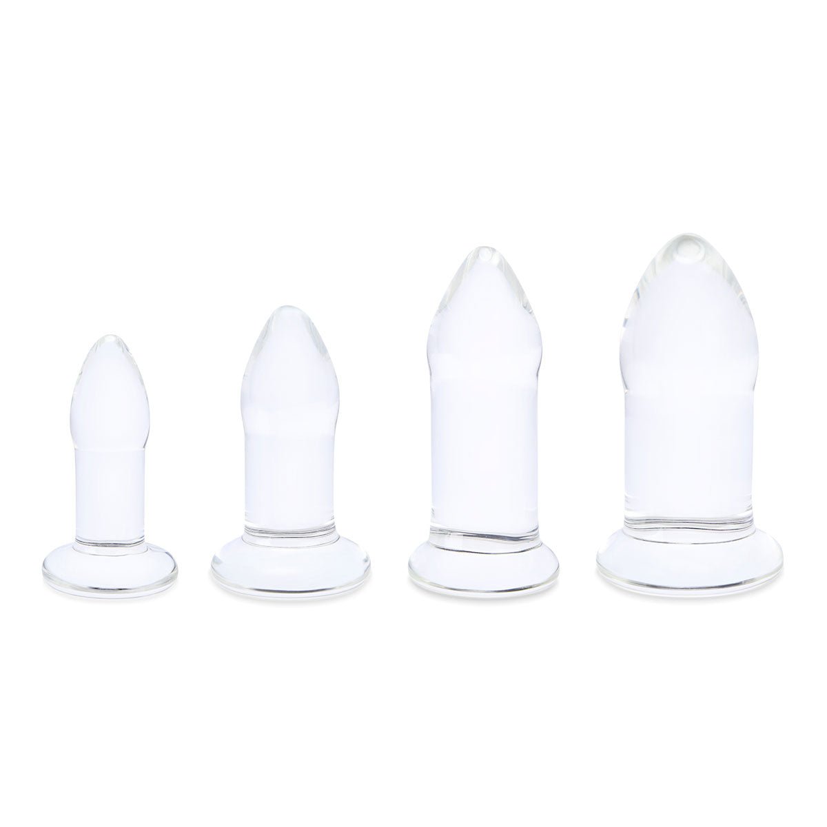 B - Vibe Glass Anal Dilators Set - Royal Sins