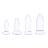 B - Vibe Glass Anal Dilators Set - Royal Sins