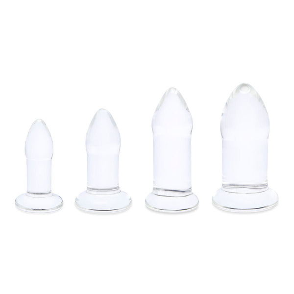 B - Vibe Glass Anal Dilators Set - Royal Sins