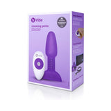 b - Vibe Rimming Petite Rotating and Vibrating Remote Control Plug Purple - Royal Sins