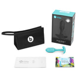b - Vibe Snug Plug 1 Weighted Silicone Anal Plug Mint - Royal Sins
