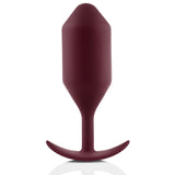 B - Vibe Snug Plug 5 (XXL) - Dark Red - Royal Sins