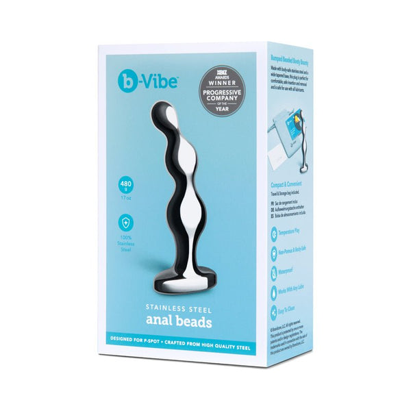 b - Vibe Stainless Steel Anal Beads - Royal Sins