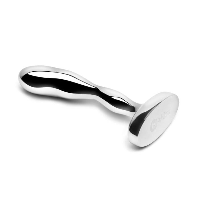 B - Vibe Stainless Steel Prostate Plug - Royal Sins