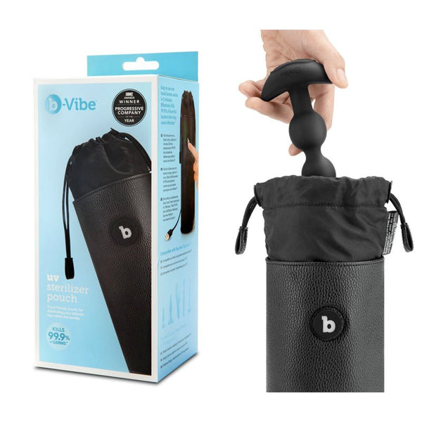b - vibe UV Sterlizer Pouch Black - Royal Sins