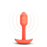 B - Vibe Vibrating Snug Plug 1 (S) - Orange - Royal Sins