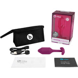 B - Vibe Vibrating Snug Plug 2 (M) - Rose - Royal Sins