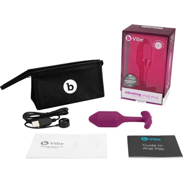 B - Vibe Vibrating Snug Plug 2 (M) - Rose - Royal Sins