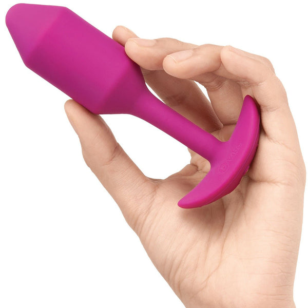 B - Vibe Vibrating Snug Plug 2 (M) - Rose - Royal Sins