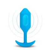 B - Vibe Vibrating Snug Plug 3 (L) - Blue - Royal Sins