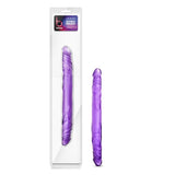 B Yours 14 in. Double Dildo Purple - Royal Sins