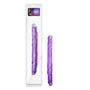 B Yours 14 in. Double Dildo Purple - Royal Sins