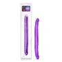 B Yours 16 in. Double Dildo Purple - Royal Sins