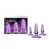 B Yours 3 - Piece Anal Trainer Kit Purple Swirl - Royal Sins