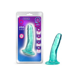 B Yours Plus Hard n' Happy 5 in. Dildo Teal - Royal Sins