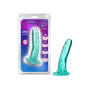 B Yours Plus Hard n' Happy 5 in. Dildo Teal - Royal Sins