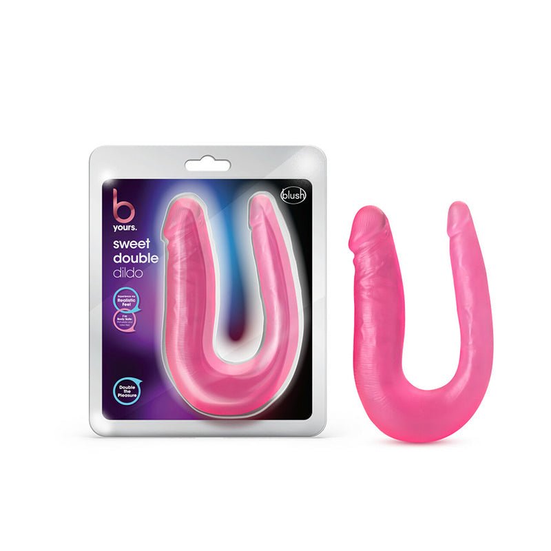 B Yours Sweet Double Dildo 12.5 in. Pink - Royal Sins