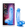 B Yours Sweet 'n Hard 1 Realistic 7 in. Dildo with Balls Blue - Royal Sins