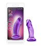 B Yours Sweet n' Small 4 in. Dildo Purple - Royal Sins
