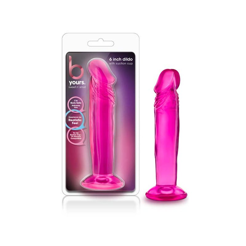 B Yours Sweet n' Small 6 in. Dildo Pink - Royal Sins