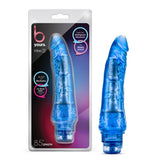 B Yours Vibe 7 Realistic 8.75 in. Vibrating Dildo Blue - Royal Sins