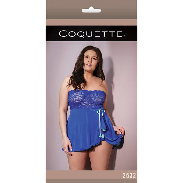 Baby Doll Cobalt/Aqua XL - Royal Sins