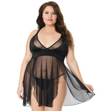 Babydoll & G - String Black OS XL Hanging - Royal Sins