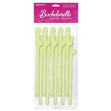 Bachelorette Party Favors 10 - Piece Dicky Sipping Straws Glow In the Dark - Royal Sins
