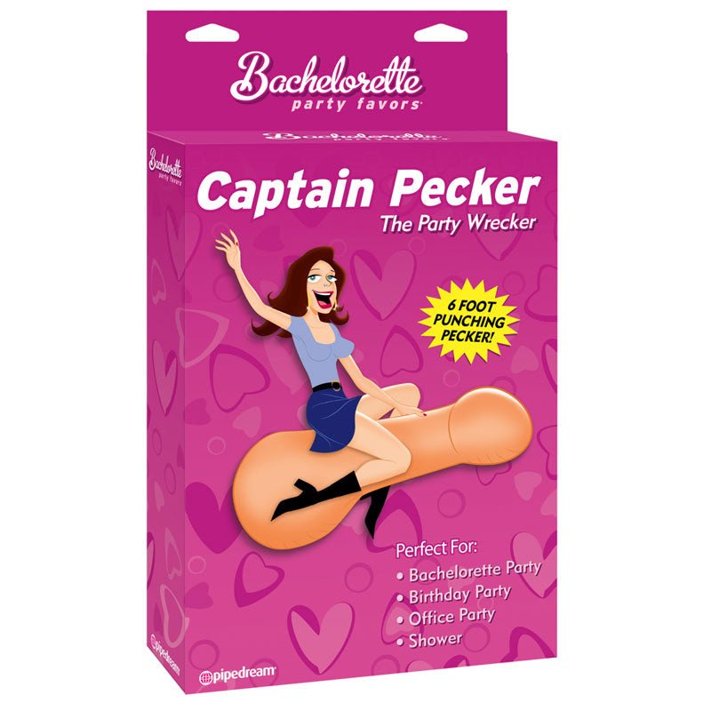 Bachelorette Party Favors Captain Pecker The Party Wrecker Inflatable 6 ft. Pecker - Royal Sins