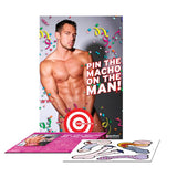 Bachelorette Party Favors Pin The Macho On The Man Game - Royal Sins