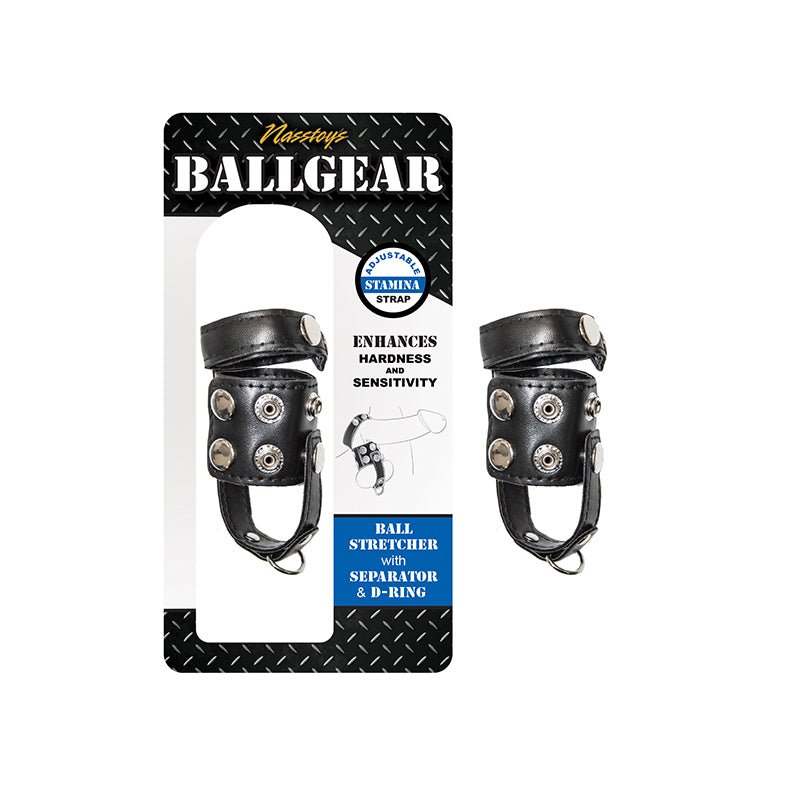 Ballgear Ball Stretcher With Separator & D - Ring - Black - Royal Sins