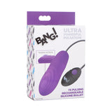 BANG! 7X Pulsing Rechargeable Silicone Bullet Purple - Royal Sins