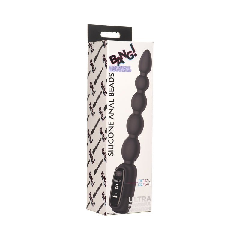 BANG! Digital Silicone Anal Beads - Royal Sins