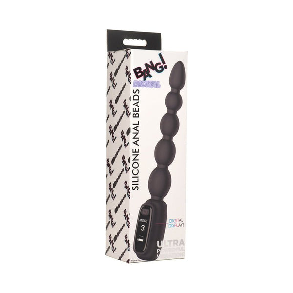 BANG! Digital Silicone Anal Beads - Royal Sins