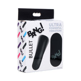 BANG! Vibrating Bullet with Remote Control Black - Royal Sins