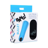 BANG! Vibrating Bullet with Remote Control Blue - Royal Sins