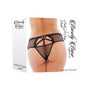 Barely Bare Peek - A - Boo Butt Panty Black O/S - Royal Sins