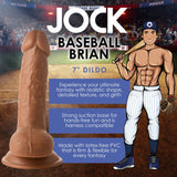 Baseball Brian 7 Inch Dildo - Royal Sins