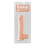 Basix Rubber Works 10 in. Dong With Balls & Suction Cup Beige - Royal Sins