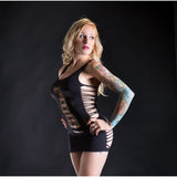 Beverly Hills Spaghetty String Dress OS Black Packaging Box - Royal Sins