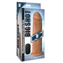 Big Shot Silicone Vibrating Dong Light 9in - Royal Sins