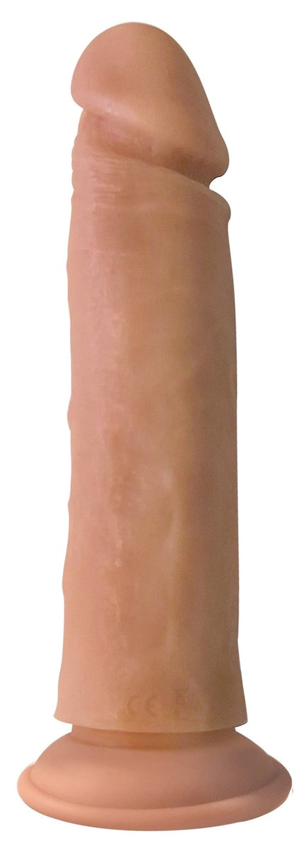 Big Shot Vibrating Remote Control Silicone Dildo - 8 Inch - Royal Sins