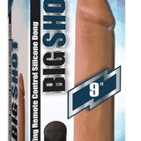 Big Shot Vibrating Remote Control Silicone Dildo - 9 Inch - Royal Sins