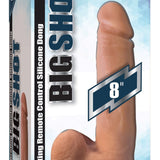 Big Shot Vibrating Remote Control Silicone Dildo with Balls - 8 Inch - Royal Sins