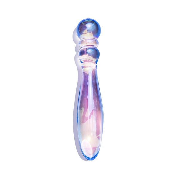Biird Cecii Beaded Glass Dildo - Royal Sins