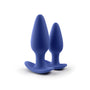 Biird Regii 2 - Piece Anal Plug Set Blue - Royal Sins