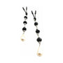 Bijoux de Nip Pearl Black Beaded Nipple Clamps - Royal Sins