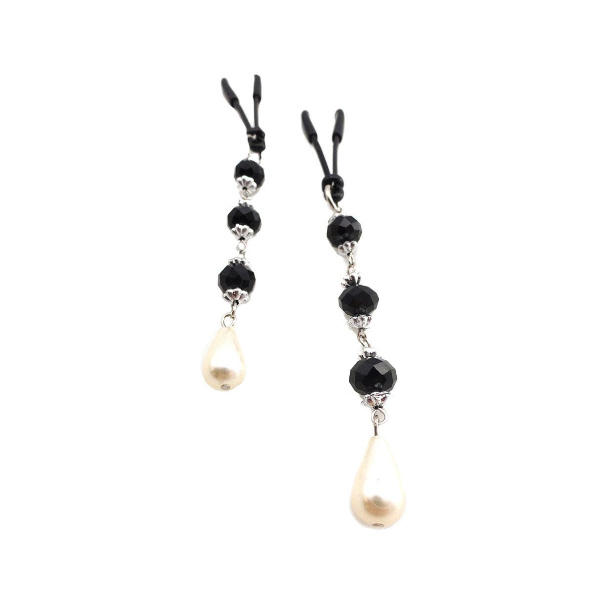 Bijoux de Nip Pearl Black Beads - Royal Sins