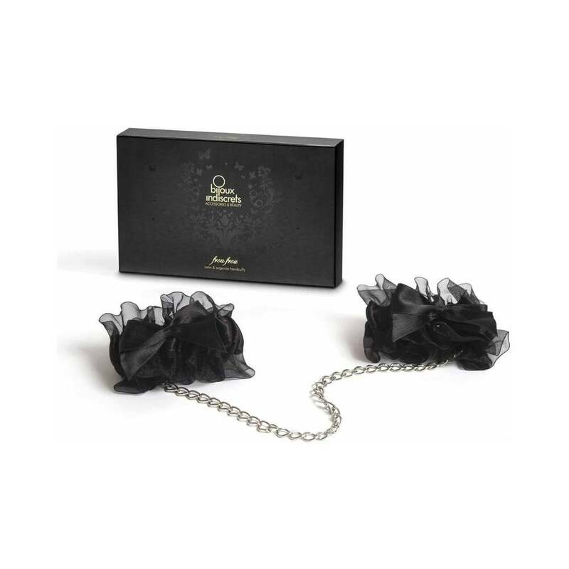 Bijoux Indiscrets Frou Frou Satin & Organza Cuffs - Royal Sins